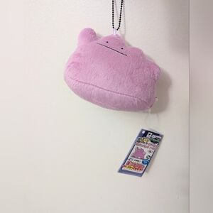 Ditto Plush Keychain MY Pokemon Collection Banpresto Japan Stuffed Toy 2014